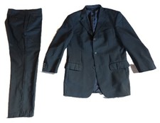 JOOP Herren Anzug Gr. 50 schwarz - 100% Schurwolle