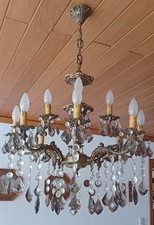 Kronleuchter Deckenlampe Lüster Bronze Adler Empire Frankreich ca.1900