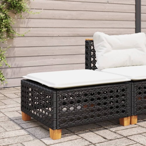 Vidaxl gartenhocker mit kissen - mit,