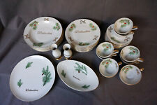 Konvolut Weihnachten Geschirr 41 Teile 50er/60er-Jahre Schaller Porzellan Selten