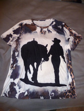 Tolles T-Shirt m. Westernreiterin L