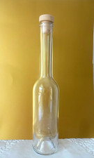 Glasflasche Likörflasche SCHMAL 250 ml mit Korken LEERE Flasche zum Befüllen