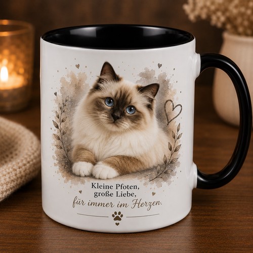 Tasse keramik heilige birma - tasse,