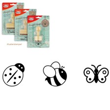 Meyco Holz Stempel 3er Set