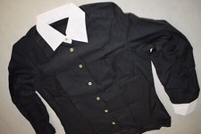 Damen Schiri Bluse Schiedsrichter Hemd Referee Arbitre Arbitro Vintage 60er 70s 