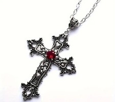 Halskette mit Kreuzanhänger / verschiedene Sorten / Damen / Punk / Gothik