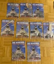 Hachette Hefte 116- 124 verschweisst Bausatz BISMARCK 1:200