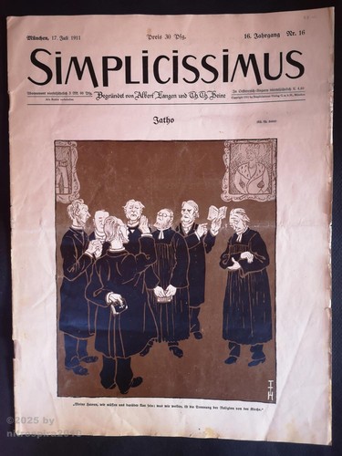 Zeitschrift simplicissimus - zeitschrift:,
