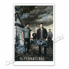 Supernatural mit Jensen Ackles, Jared Padalecki, Misha Collins ° Autogrammfoto  