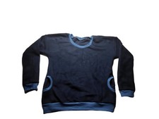 Pullover Baumwollfleece Vordertaschen verschiedene Farben Kinderpullover