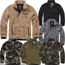 BRANDIT TEDDYFLEECE TROYER WINTER PULLOVER MIT FLEECE FUTTER JAGD OUTDOOR PLÜSCH
