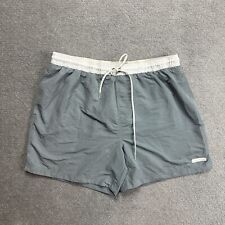 CALVIN KLEIN Herren Badehose Badeshorts Gr. 2XL Beach Shorts Logo 2604 Grau