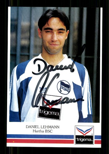Autogrammkarten hertha bsc - hertha,