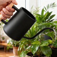 1L Schwarz Gießkanne Klein