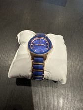 Wunderschöne Blaue Keramikuhr