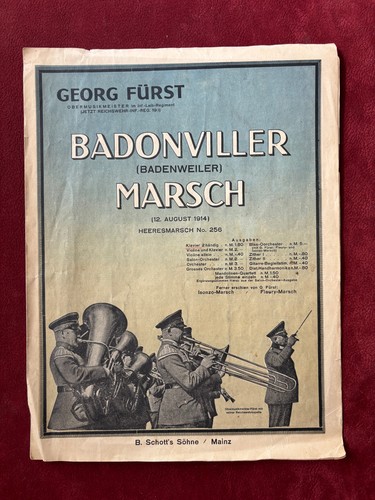 Badonviller marsch - badonviller,