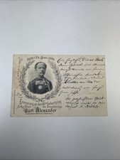 Postkarte Carl Alexander