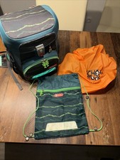 Step by Step Space Set Soccer Star Schultasche, Sportbeutel, Regenhaube