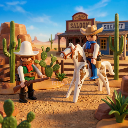 Playmobil 3304 zwei cowboys - 3304,