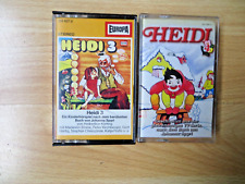 Heidi Folge 3 u.4.....Zwei Hörspiel-Kassetten...( Johanna Spyri )
