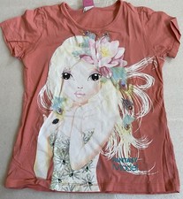 Mädchen T-Shirt My Model , Orange /rot mit Fantasy Figur 