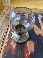 Windlicht, Zinn, Kerzenhalter