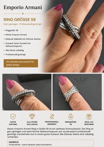 Ring von emporio armani gr - von,