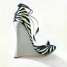 COOLNESS - Inna Panasenko  30x30 Heels Kunstdruck Plakat Bild