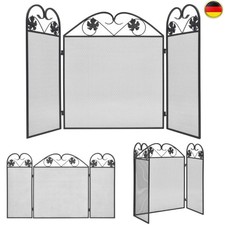 Kamingitter Funkenschutzgitter Ofen Kaminfunkenschutz Kaminschutzgitter Schwarz