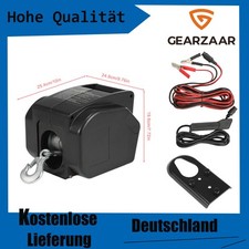 12V Elektroseilwinde Set mit Funk Motorwinde für Marine ATV Trailer Small Yacht