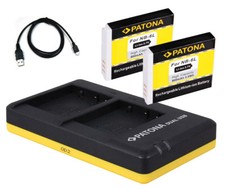 2 Akku + Dual-Ladegerät für