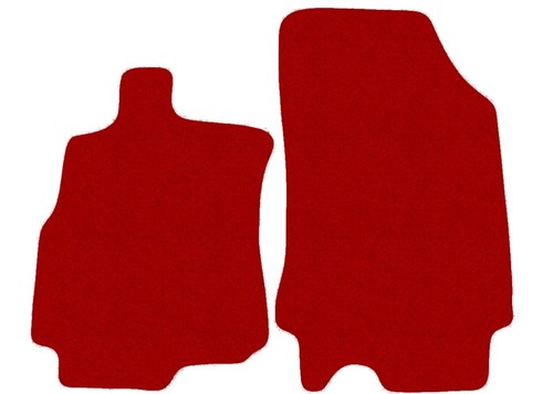 Basic front fußmatten rot - fußmatten,