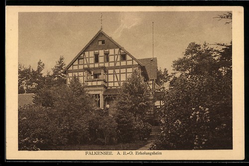 Ansichtskarte falkensee - ansichtskarte,