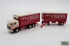 Herpa MAN F90 Kühlhängerzug 3a/2a „Mon Cheri“ 1:87 /HU23239
