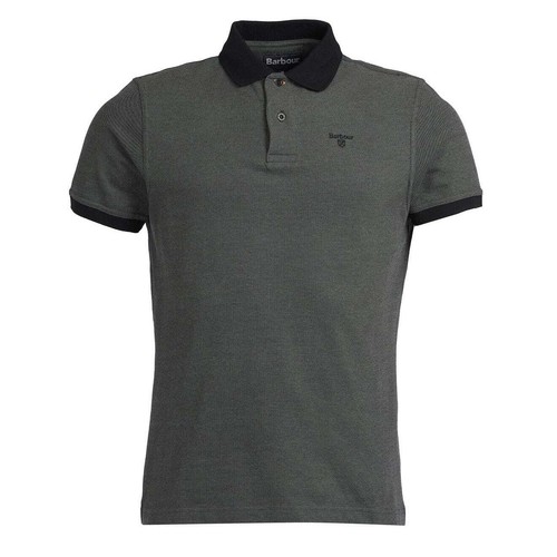 Barbour sports polo mix black - barbour,
