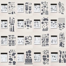 Tiere Elefant Vögel Metall Stanzformen Stempel Set DIY Scrapbooking Bastelkarten