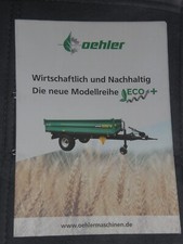 OEHLER ECO Dreiseitenkipper, Anhänger Prospekt ( 24653 )