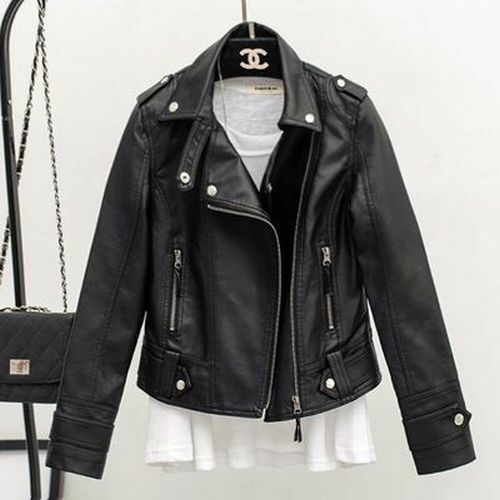 Kunstleder jacke freizeit - kunstleder,