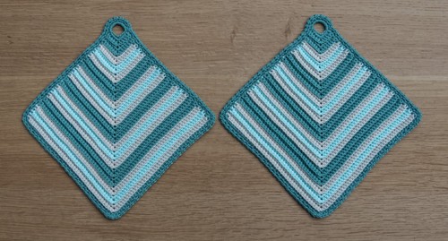 Topflappen handarbeit - topflappen,