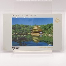 Kinkaku Temple Vintage Telephone Card Retro NTT Used Japan Japanese Temple Rare