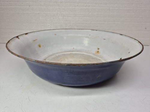 Alte emaille schüssel 40cm - emaille,