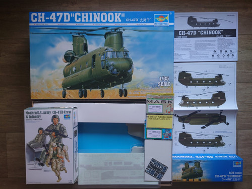 Trumpeter 05105 47d - 05105, ch-47d
