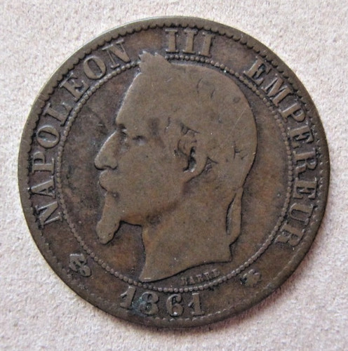 Frankreich centimes 1861 - frankreich,