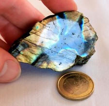 Labradorit Anschliff, Edelstein - Kugel - 57 * 39 mm - Jumbo