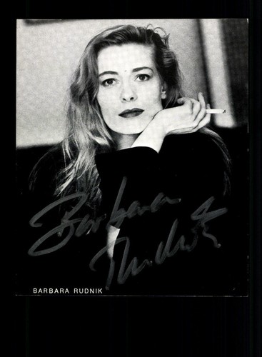 Barbara rudnik autogrammkarte - barbara,