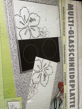 Herdabdeckung Glas 2 Schneideplatten Gebraucht