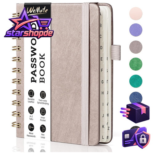 Wemate spiral passwort buch - wemate,
