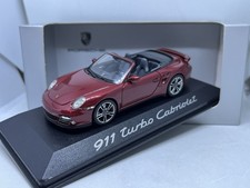 Porsche 911 997 Turbo Cabrio rubinrot Minichamps Modell 1:43 OVP WAP Dealer