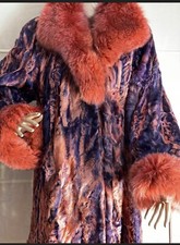 Karakul Pelzmantel extravagant