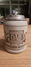 Alter Bierkrug mit Salzlasur von 1937/38 Dortmunder Actien- Bier Sammlerkrug 0.5